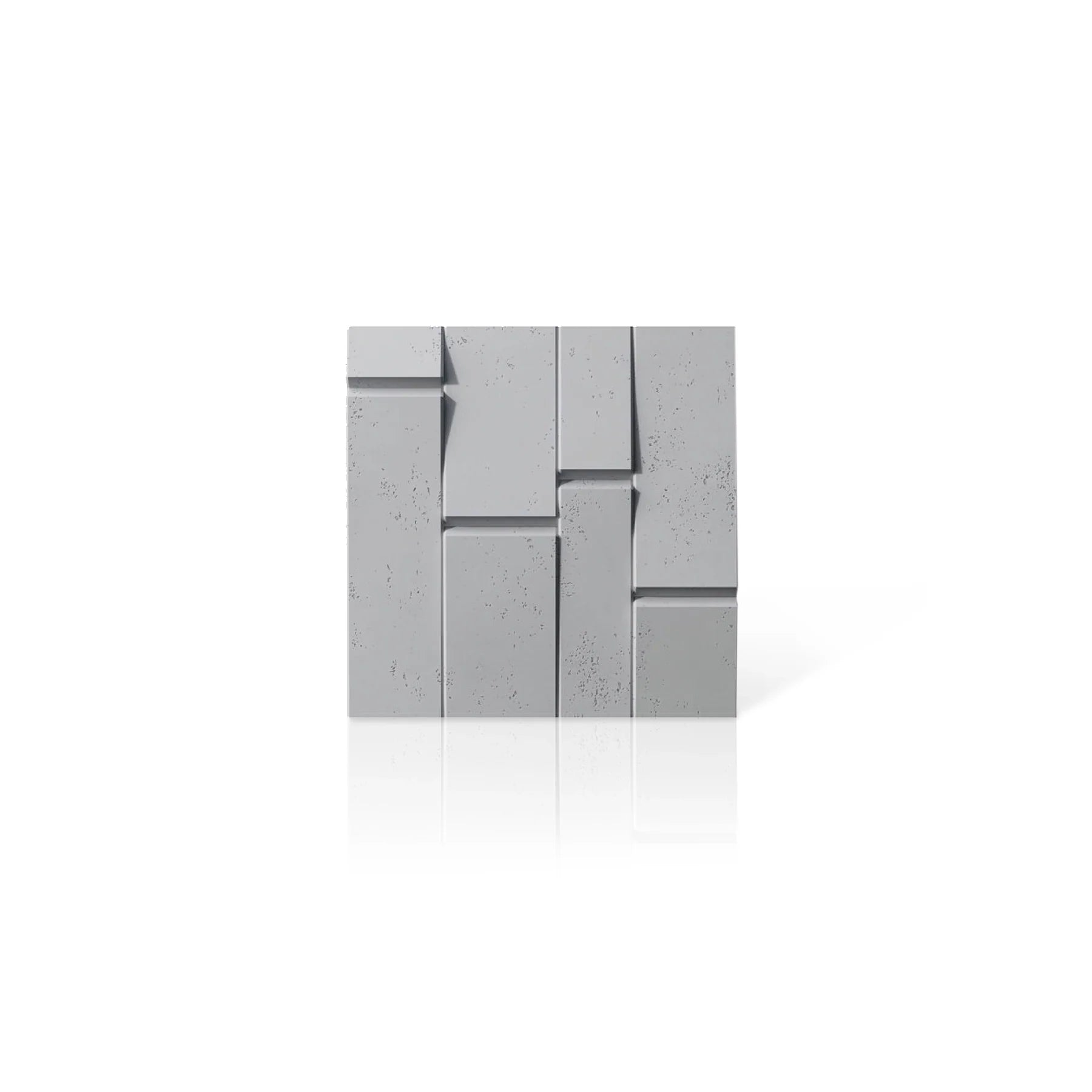 3D Concrete Wall Panels BREAK OUT colour swatch on white background DecorMania.eu
